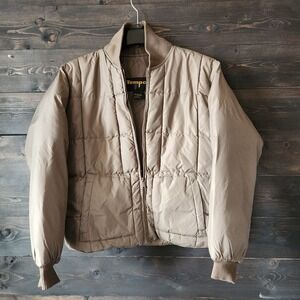 Vintage Tempco Western Beige Down Insulated Puffer Jacket Men's Size L Gorpcore